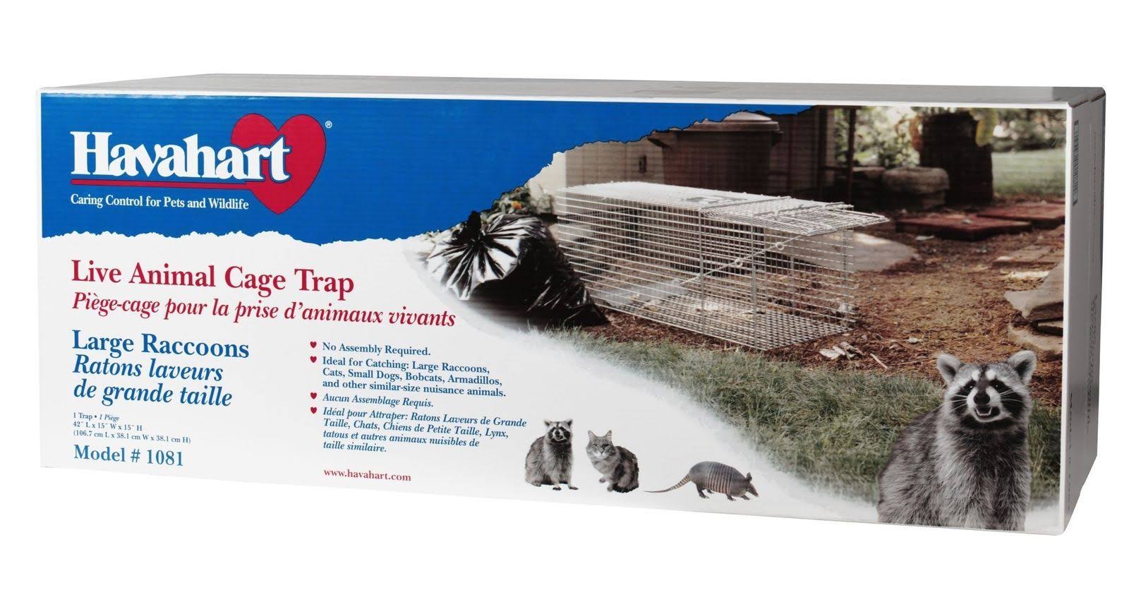 Havahart 1081 Live Animal Professional Style One-Door Large Raccoon, Small Dogs, and Fox Cage Trap