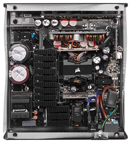 CORSAIR RM1000x Shift Fully Modular ATX Power Supply - 80 Plus Gold - ATX 3.0 - PCIe 5.0 - Zero RPM - Modular Side Interface - White