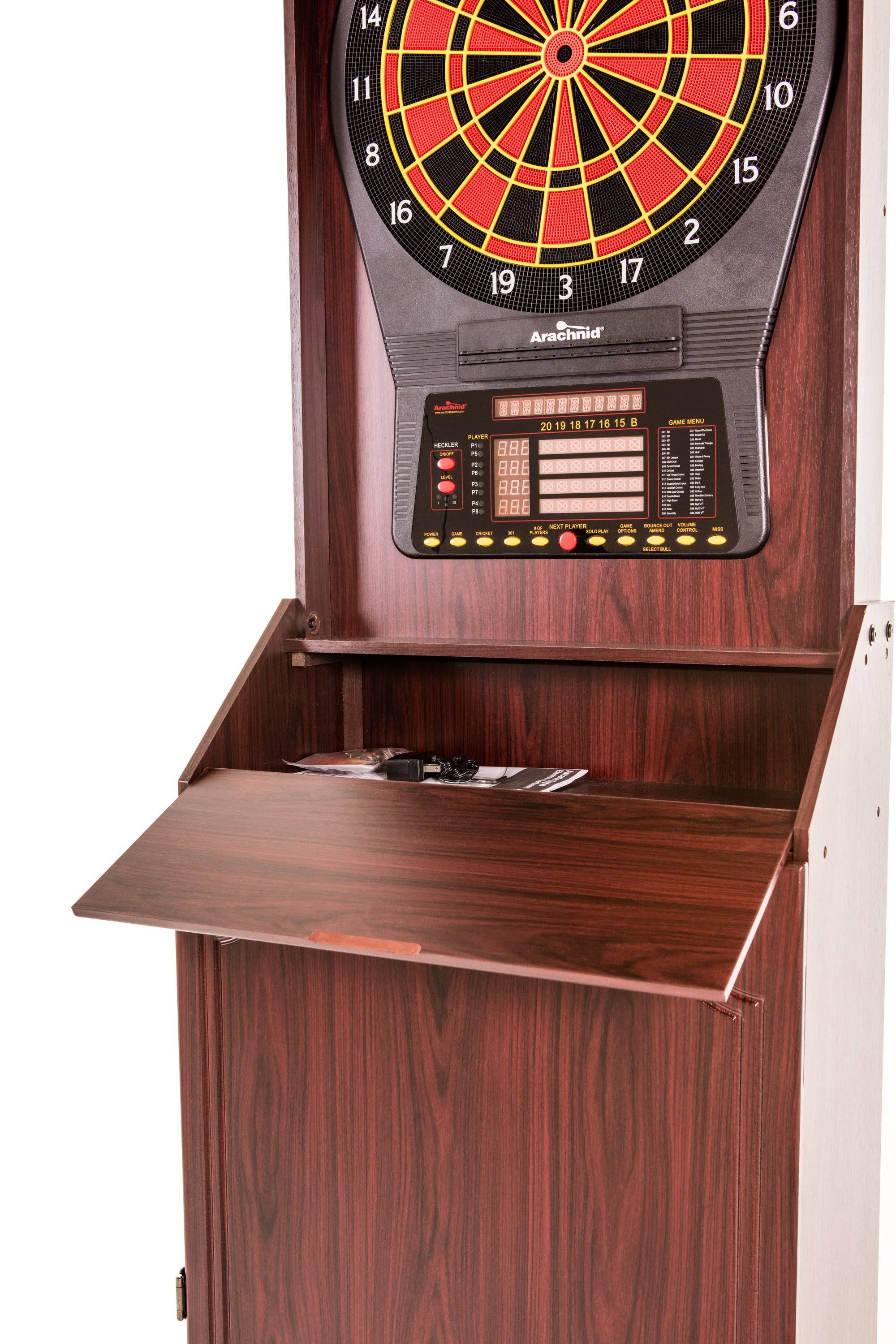 Arachnid Cricket Pro 800 Electronic Dartboard with Arcade Cabinet