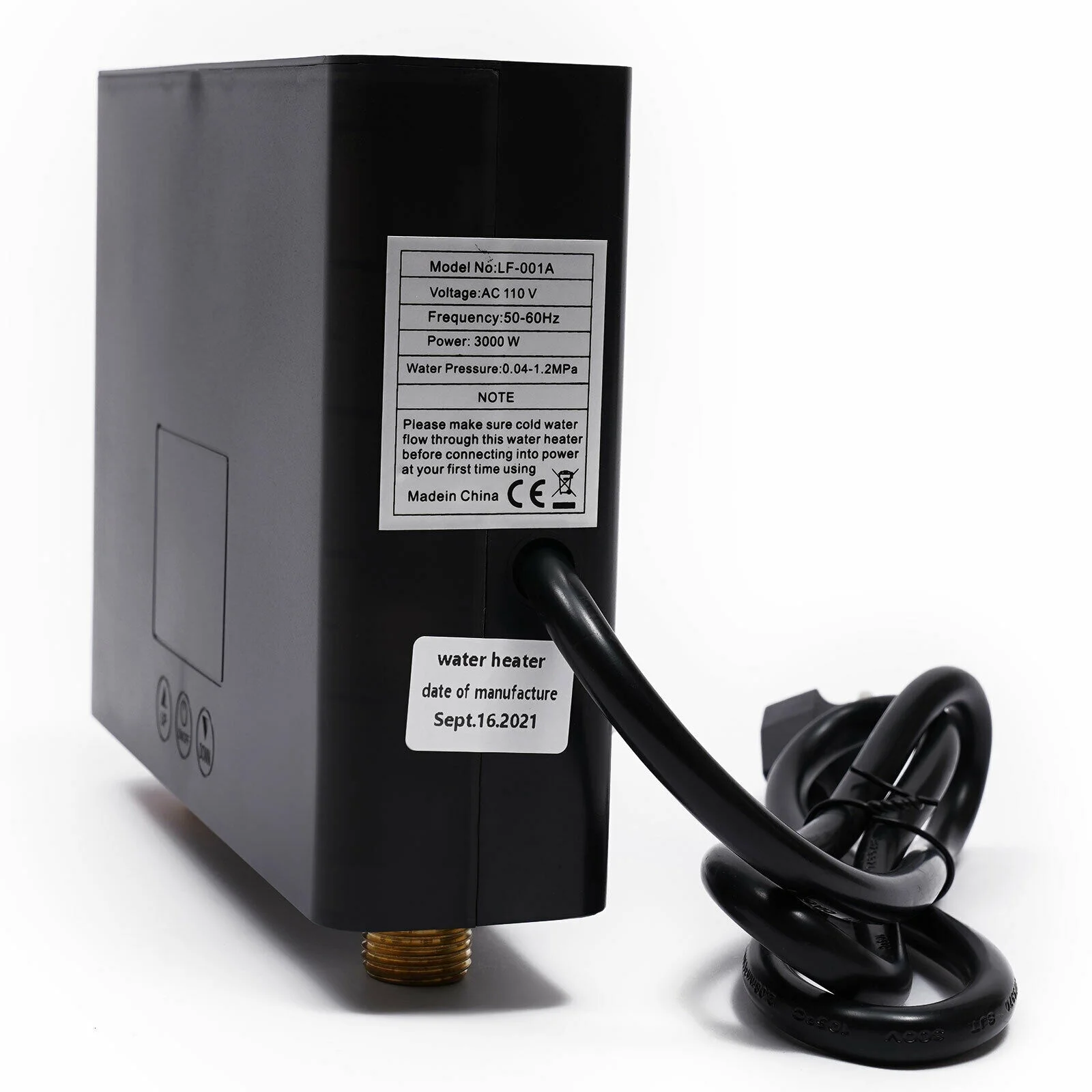 HiKaRiGuMi Electric Hot Water Heater Bathroom Shower Tankless Instant Boiler 110v