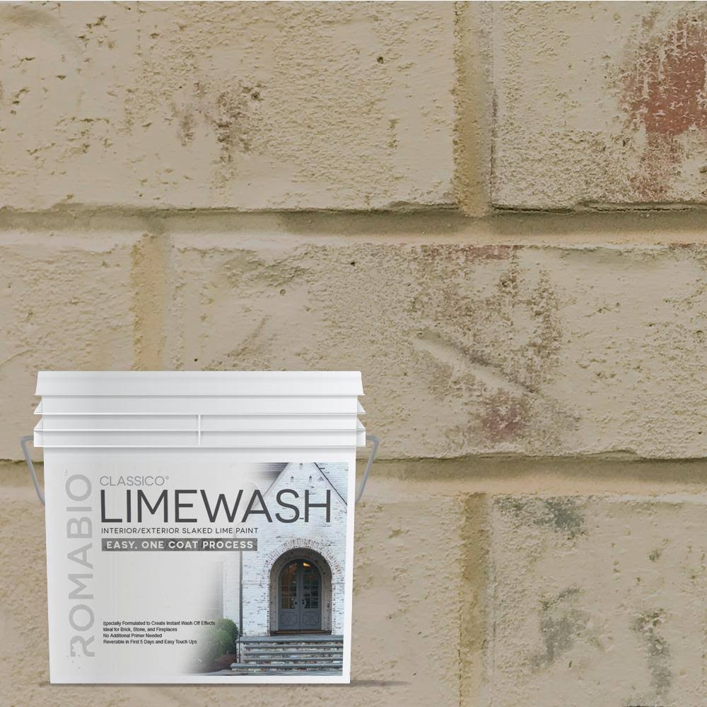 0.67 gal. Toscana Beige Limewash Interior/Exterior Paint