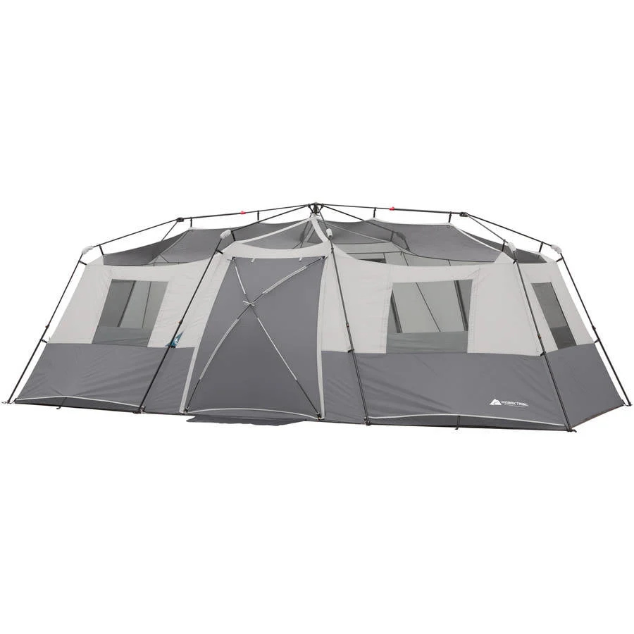 Ozark Trail 20' x 10' x 80 Instant Cabin Tent in Gray and Teal, Sleeps 12