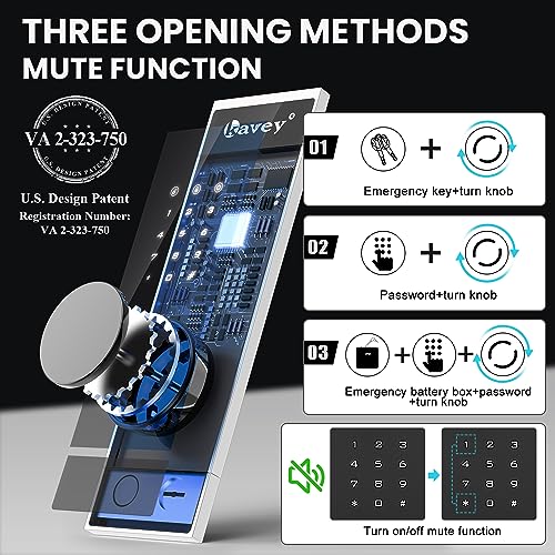 Kavey 2.0 Cub Safe Box, Fireproof Safe with LCD Touch Screen and Dual Alarm System, Home Safe With Mute Function and LED Light, Money Safe with Removable Shelf, Safe for Money Documents Valuables