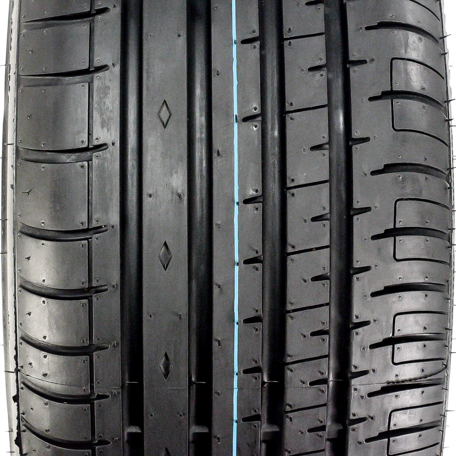 Set of 2 (TWO) Accelera Phi-R All-Season High Performance Radial Tires-205/50R15 205/50ZR15 205/50/15 205/50-15 89W Load Range XL 4-Ply BSW Black Side Wall