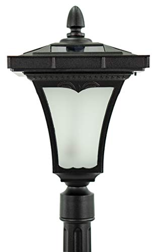 Sun-Ray 312074 Solar Lamp Post, 80", Black
