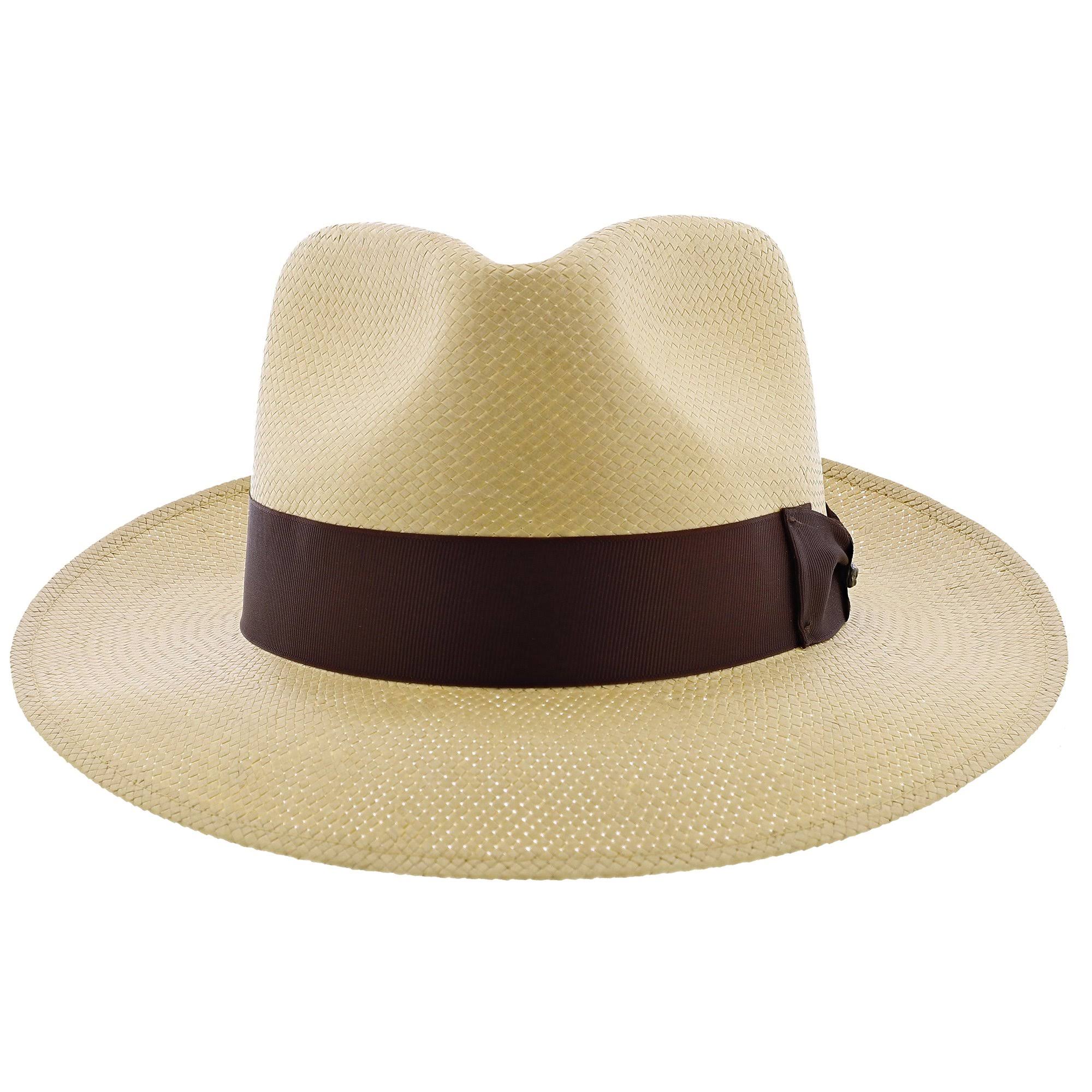 Stetson Adventurer - Shantung Fedora Hat TSADTR Natural - Medium Straw