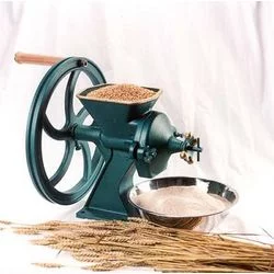 Diamant Hand Grain Mill, Heavy Duty Easy to Use Manual Crank Coarse to Fine Flour Mill for Dry to Oily Grains, Steel and Iron, 56 pounds