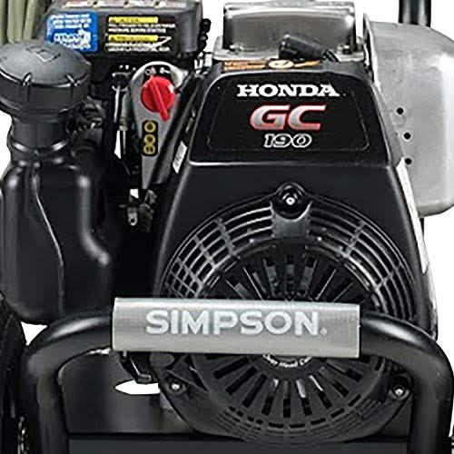 Simpson MegaShot 3300 PSI at 2.4 GPM GAS Honda GC190 Cold Water Premium Residential Pressure Washer MS61033-S