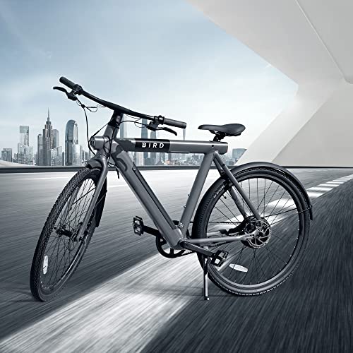 Bird Electric Bike for adults 500W Motor, 28" Mens EBike tp to 50MI - 36V Removable Battery, LCD Display, Disc Brake, manual throttle, Adults Electric Commuting Mountain Bicycle belt drive Black
