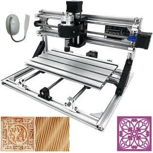 VEVOR CNC 3018 Router Kit 3 Axis Engraving Machine GRBL Control PVC Wood Plastic