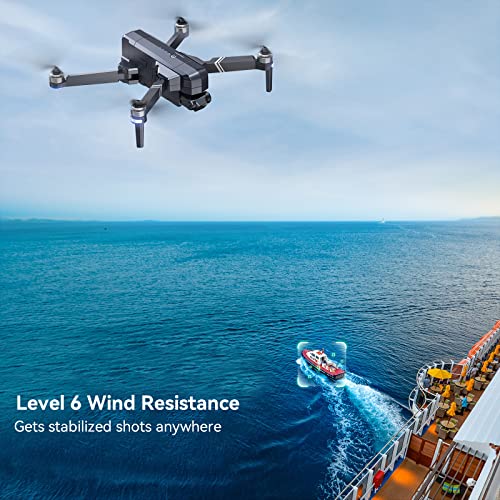 Ruko F11GIM2 Drones with Gimbal+EIS 4K Camera for Adults, 96 Min Long Flight Time 16404ft Long Range FPV, Auto Return Home with GPS, Level 6 Wind Resistance, Foldable Quadcopter