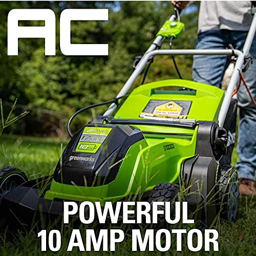 Greenworks 10 Amp 17-Inch Corded Electric Lawn Mower MO10B00
