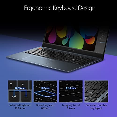 ASUS Vivobook Pro 16X OLED Laptop, 16” 16:10 OLED Display, Intel Core i9-13980HX CPU, NVIDIA® GeForce® RTX™ 4070 GPU, 16GB RAM, 1TB SSD, Windows 11 Home, 0°Black, K6604JI-ES96