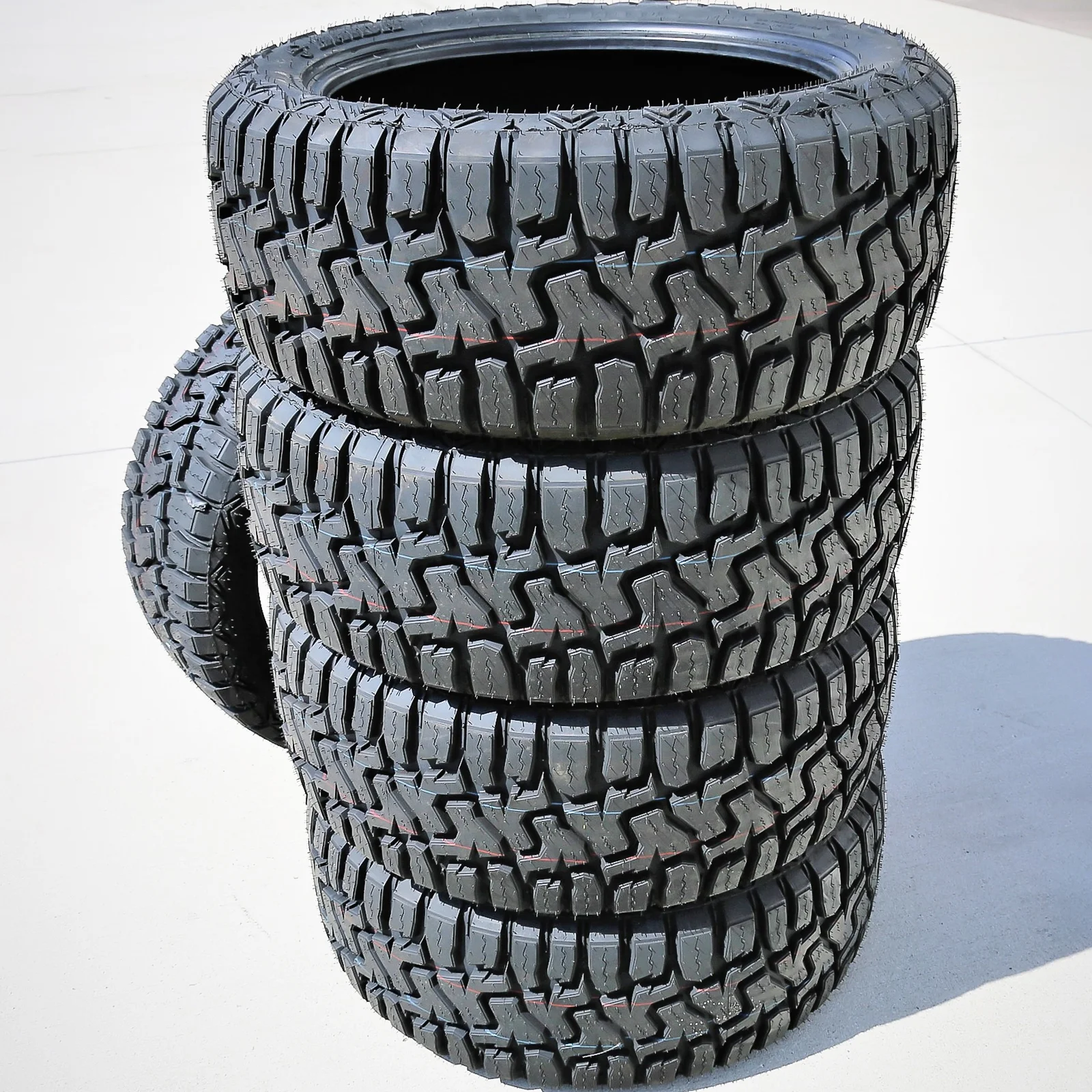 Set of 4 (FOUR) Haida HD878 R/T LT 35X12.50R22 Load E (10 Ply) RT Rugged Terrain Tires