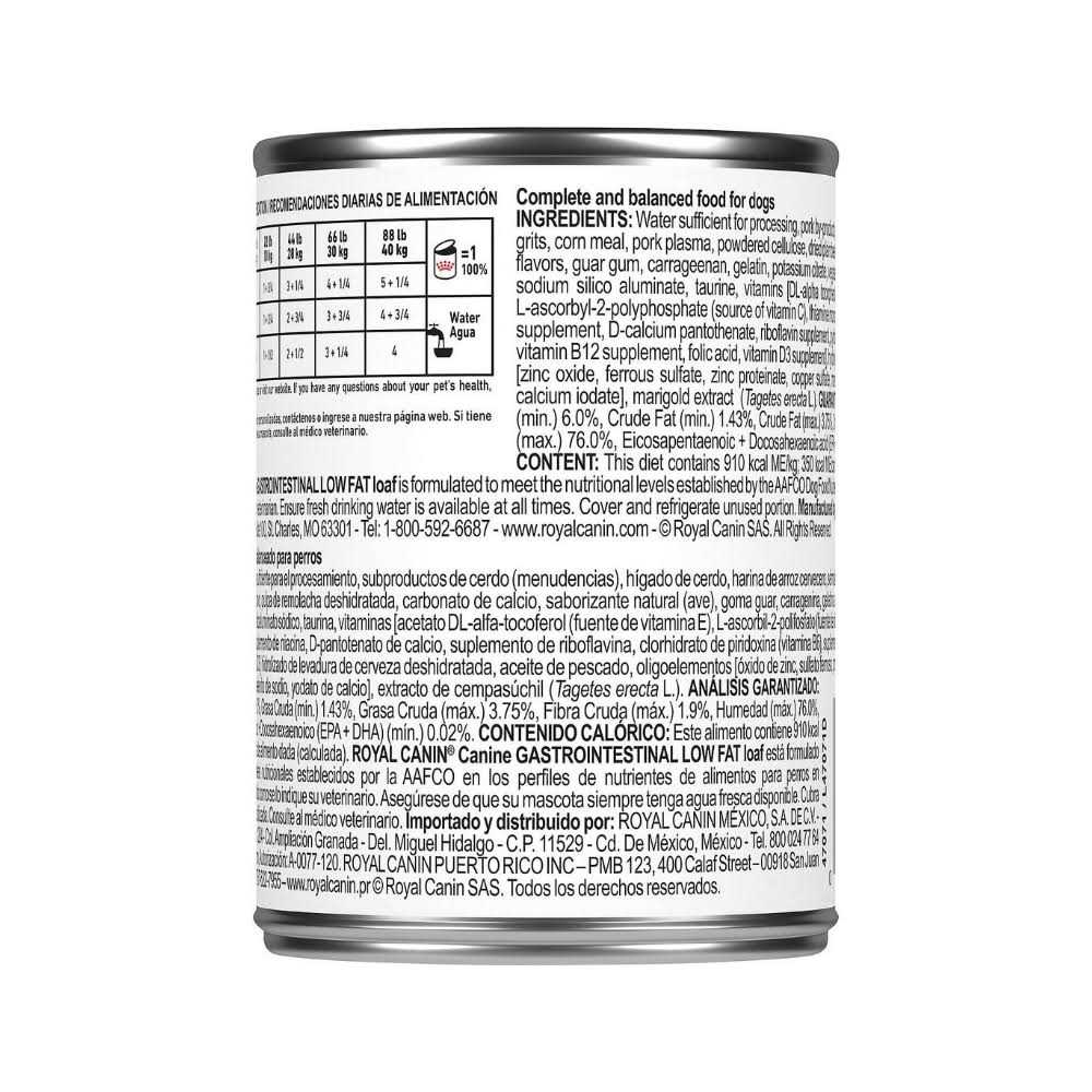 Royal Canin Veterinary Diet Gastrointestinal Low Fat Canned Dog Food - Pet Supplies online store