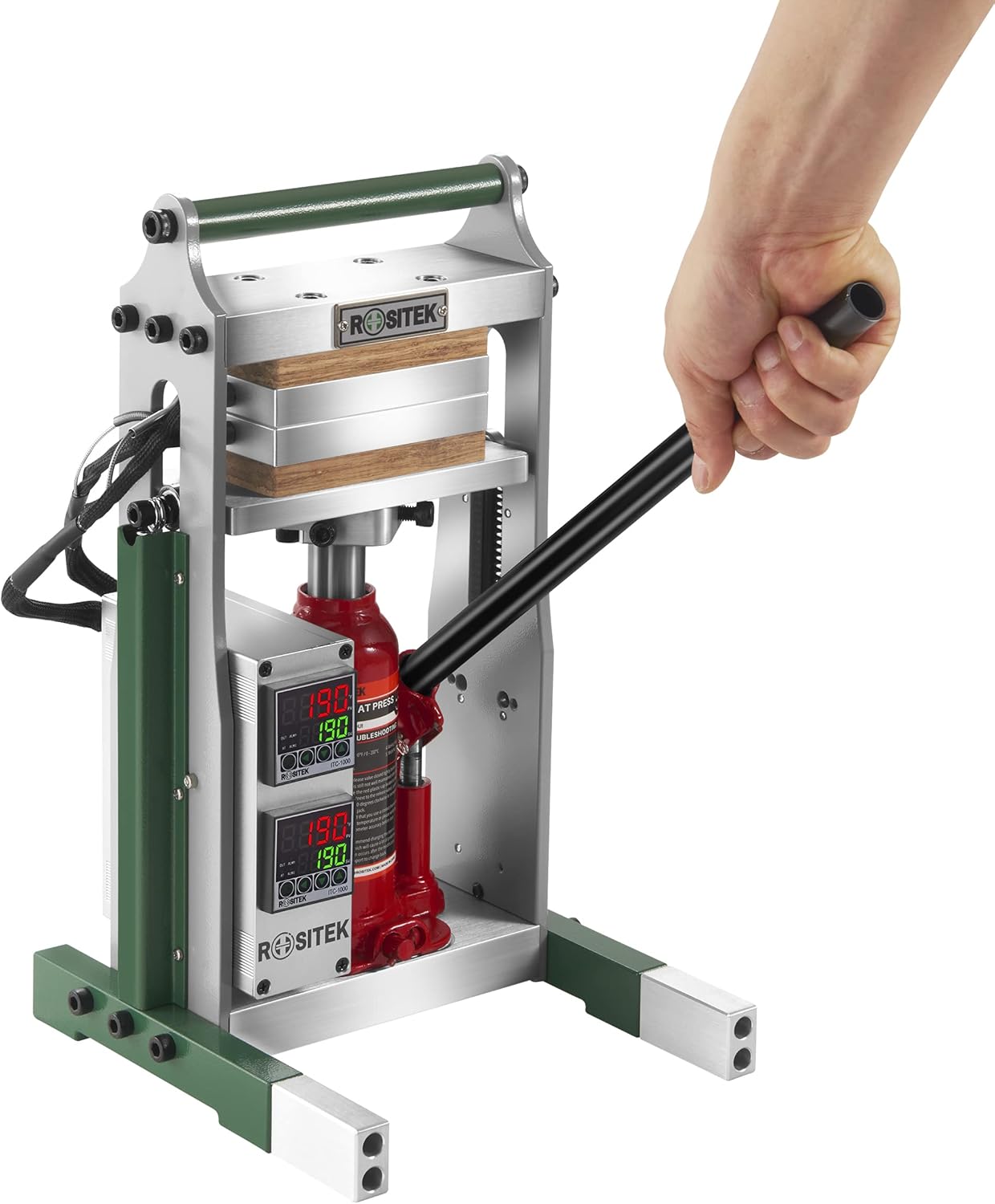 ROSITEK RNP4 4-Ton Hydraulic Heat Press Machine - 3x5 Inch Heated Plates