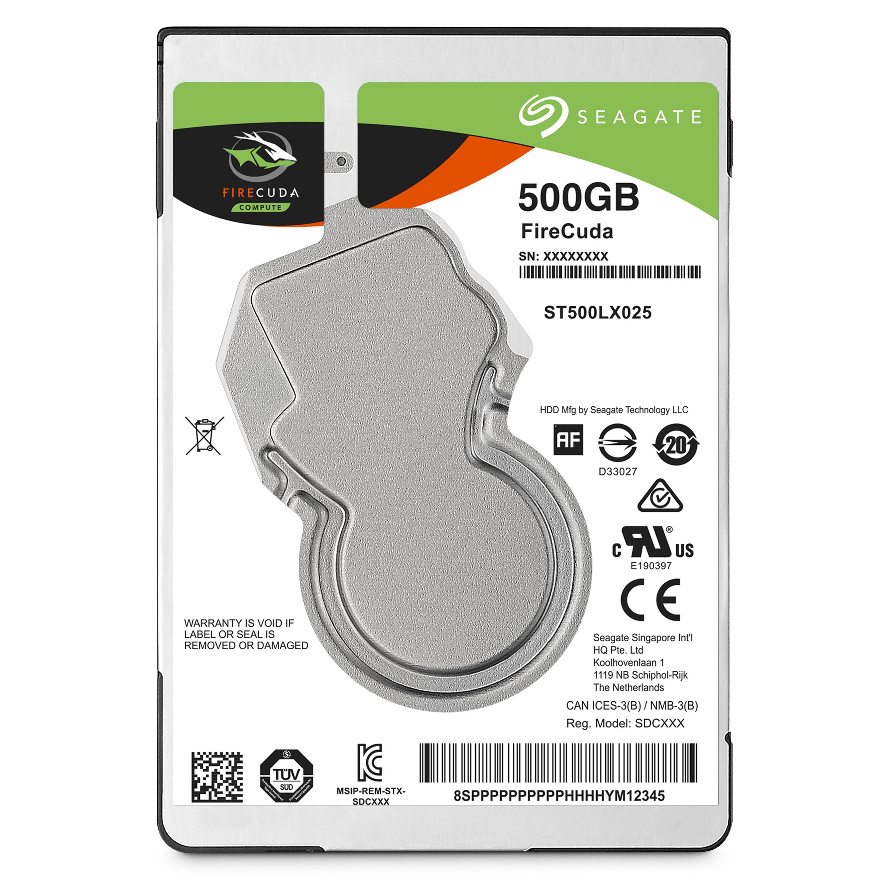 Seagate FireCuda 500 GB Internal Hybrid Drive - 2.5x22 - ST500LX025 - SATA 6Gb/s