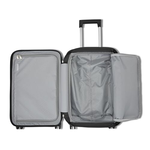 Samsonite UpLIFT 19" Lightweight Hardside Carry-On Luggage with Spinner Wheels - Expandable - Airline-Approved, Polycarbonate Hard Suitcase for Ultra Lightweight Travel - Silver Shimmer