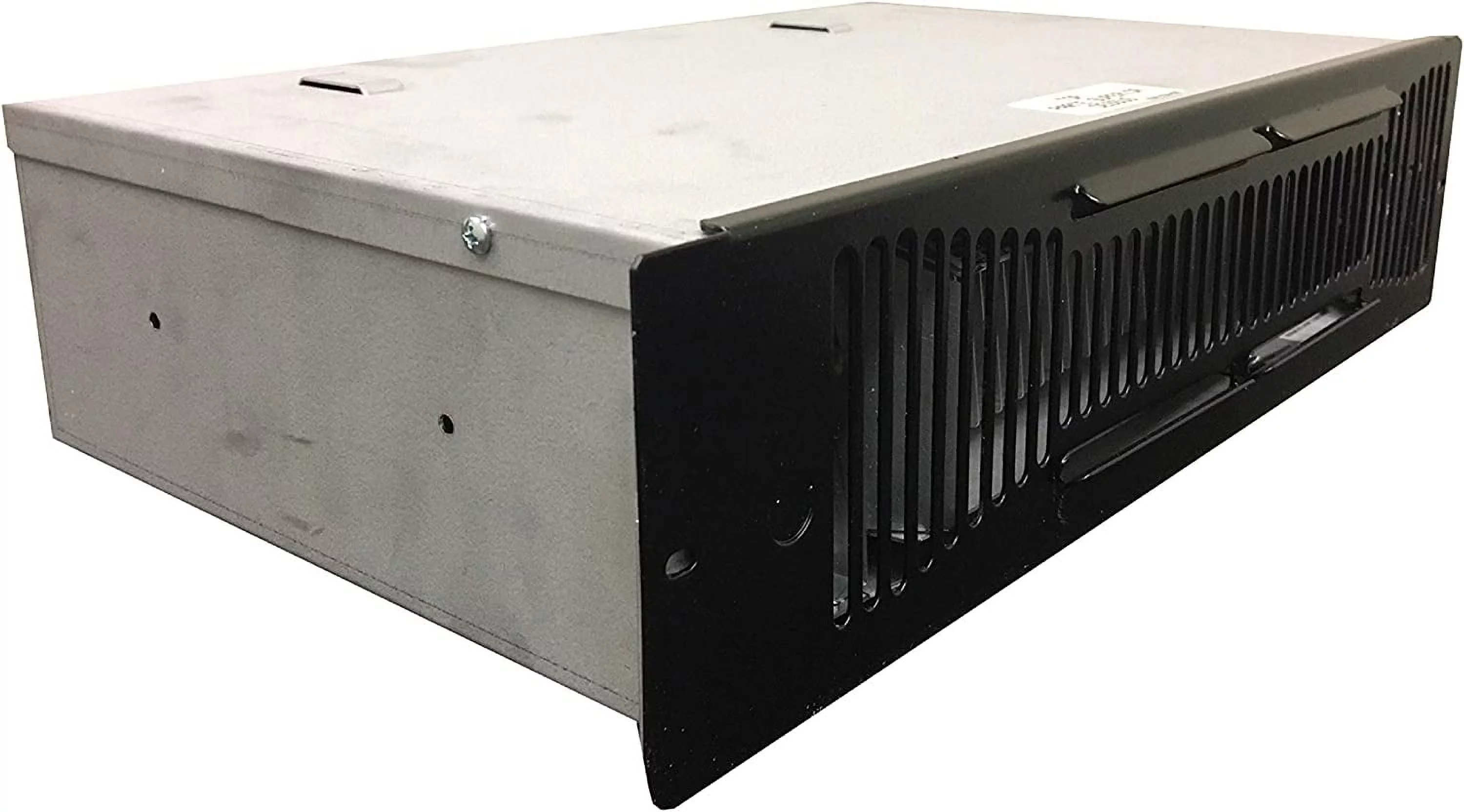 Quiet Toe Kick Heater Qmark Qts1500t, Instant Heat 120 Volt 1,500 Watt Under Cabinet Fan Forced Kickspace Heater with a Front Mounted Thermostat Only 15 3/8" Wide Made in U.S.A.