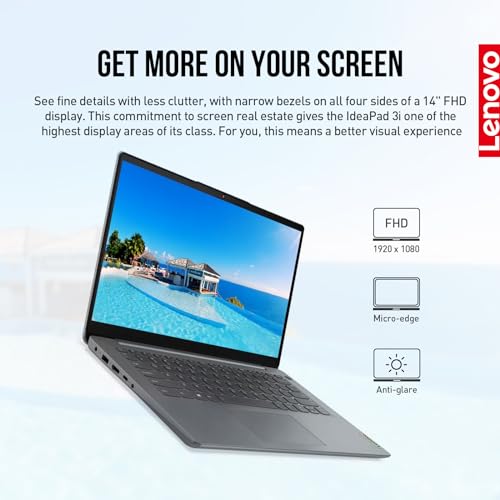 Lenovo IdeaPad 3 14 Laptop Computer, 14 Inch FHD Ultra Thin Lightweight College Students Notebook PC