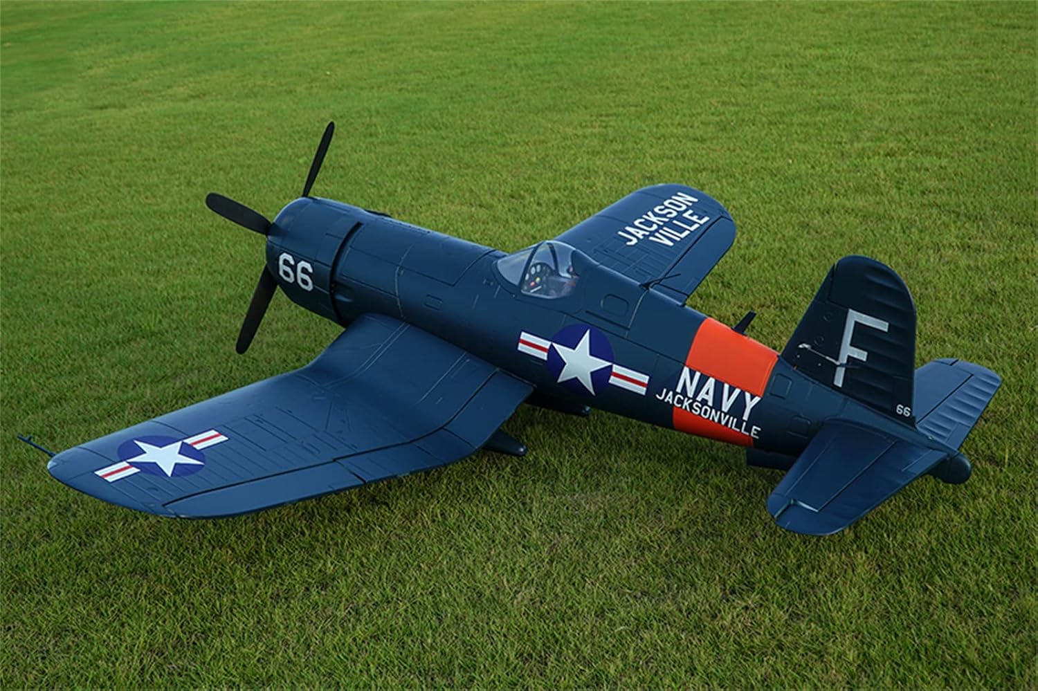 Fms Rc Plane 6 Channel Remote Control Airplane Racing Warbird 1700MM (66.9") Wingspan F4U Corsair V3 Without Reflex V2 Rc Planes for Adults PNP (No Radio, Battery, Charger)