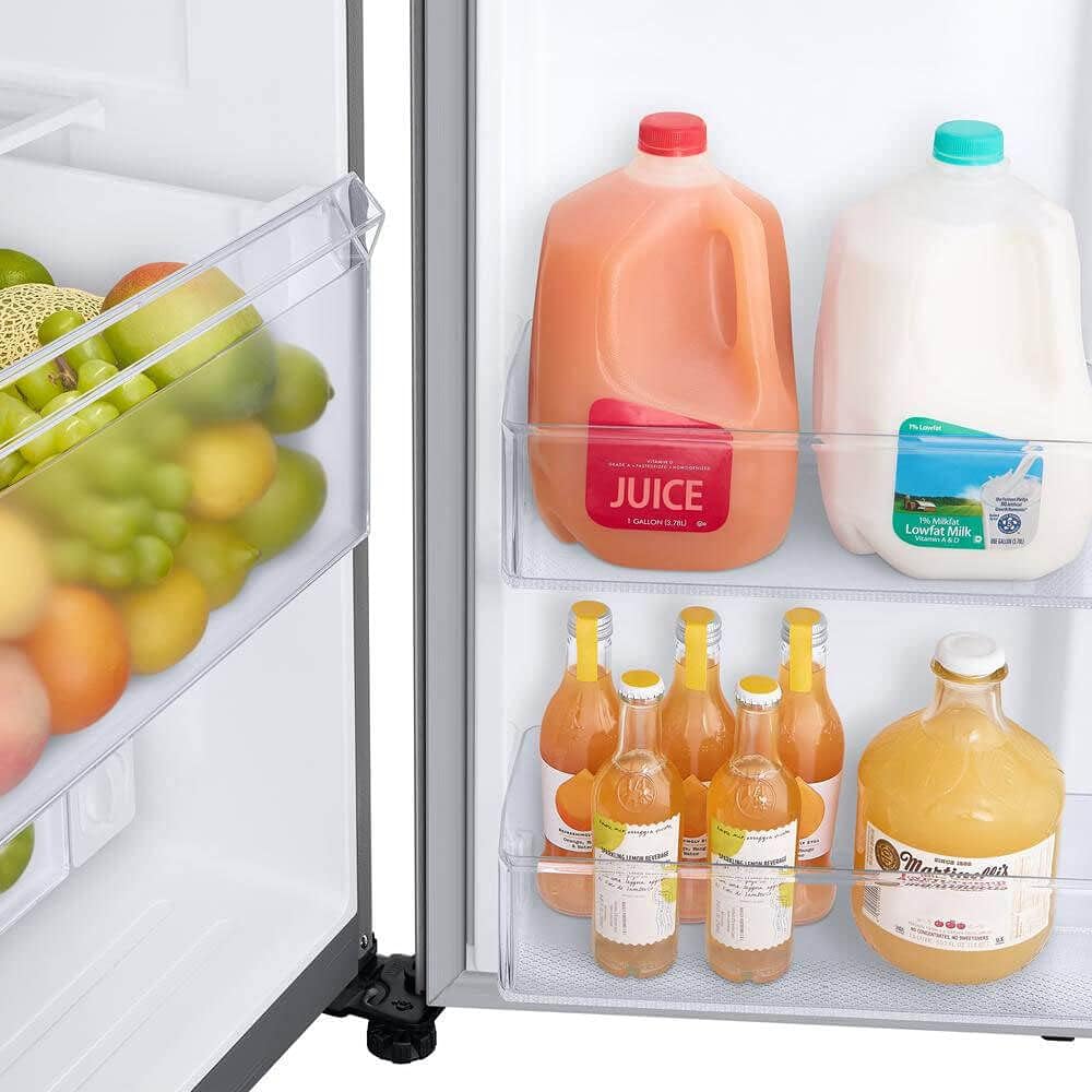 SAMSUNG RS27T5561SR 26.7 Cu. Ft. Side-by-Side Refrigerator with 21.5 inch Touch-Screen Family Hub