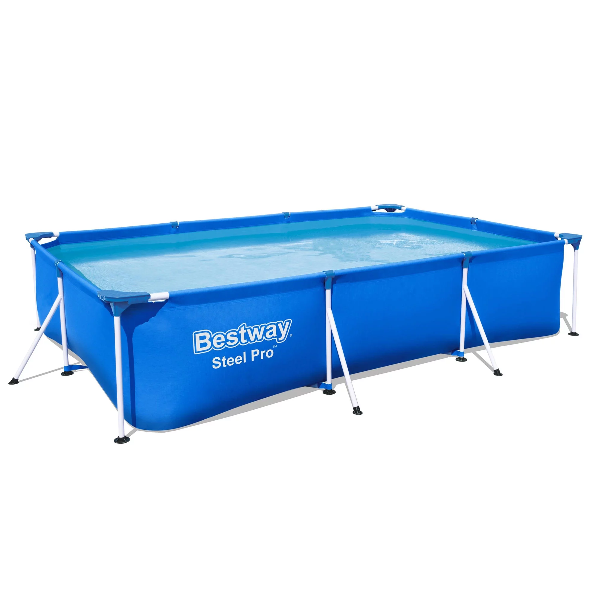 Bestway Steel Pro 9.8'x6.6'x26 Rectangular Above Ground Swimming Pool Set