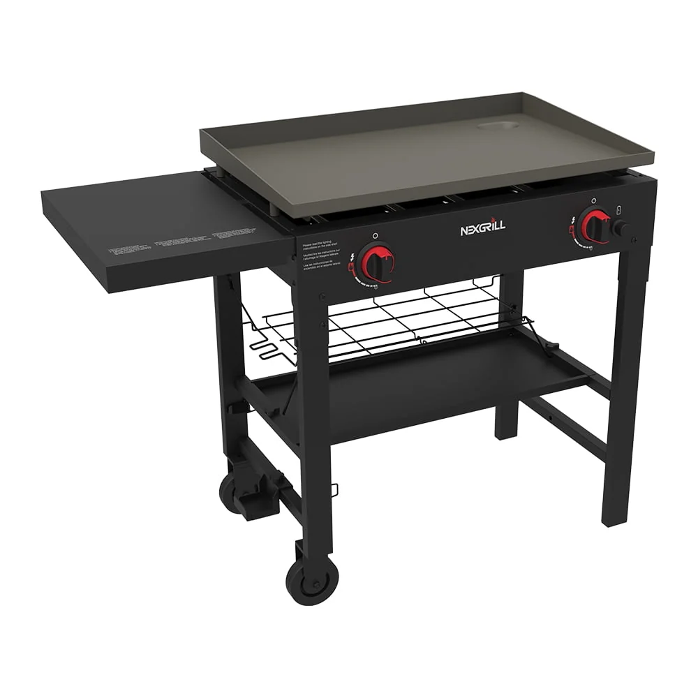 Nexgrill Daytona 3-Burner Propane Gas Griddle w/ Side Tables