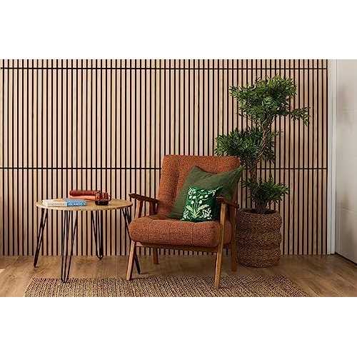 The Wood Veneer Hub Acoustic Wood Wall Slat Panels Oak - Shop Hardware Tools Online Store