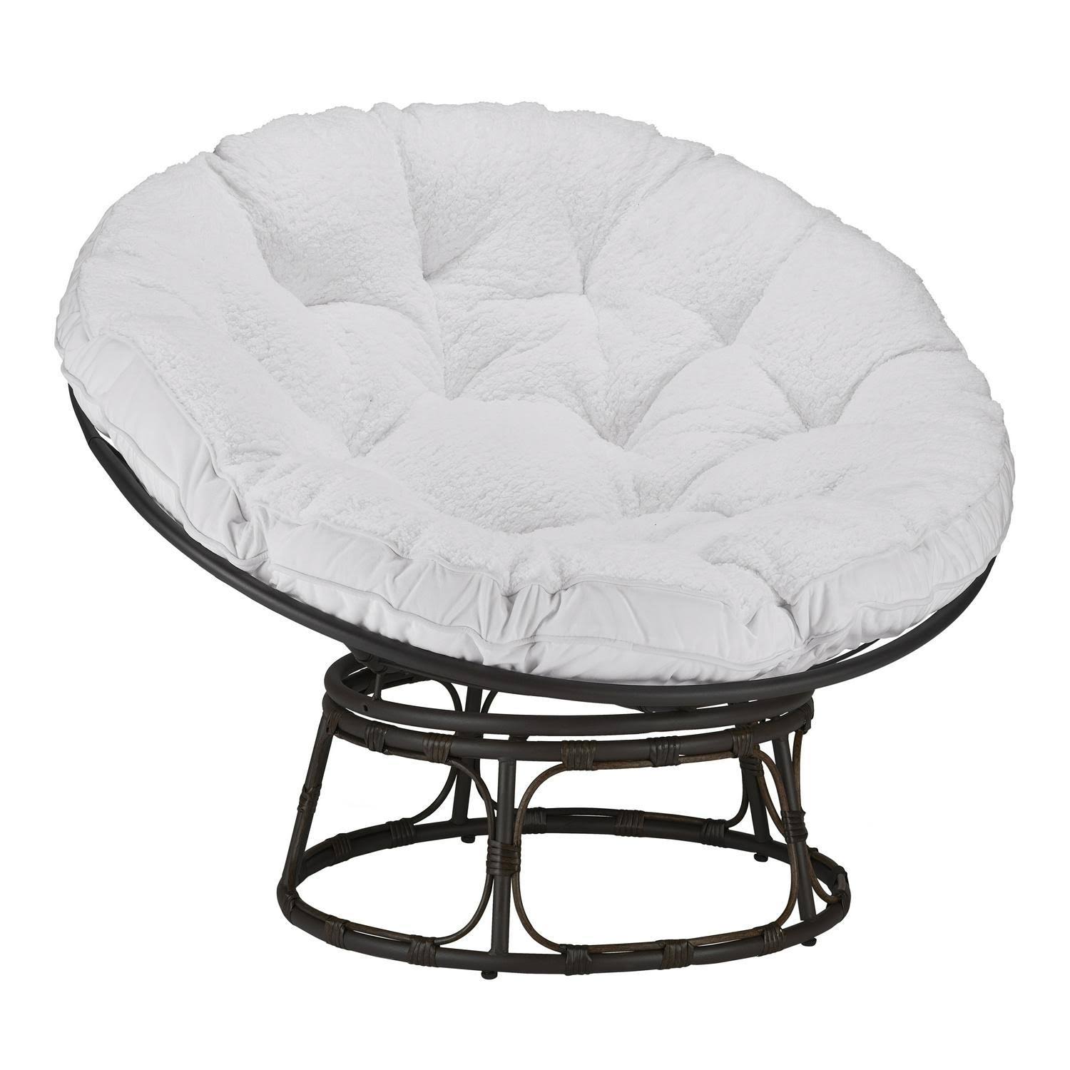 Better Homes u0026 Gardens Papasan Chair with Fabric Cushion Navy