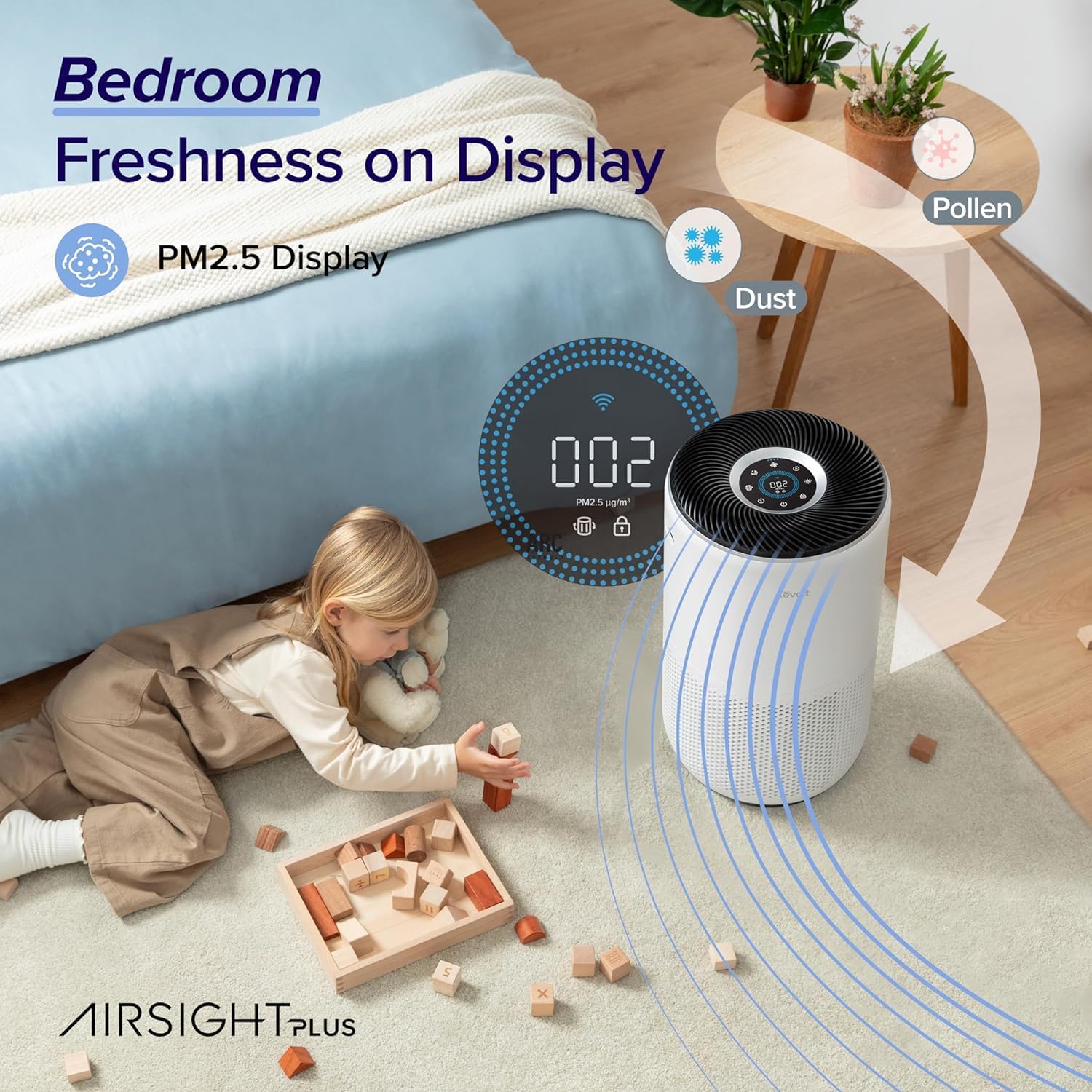 LEVOIT Air Purifier for 1980 Ft2 Room & Smart Humidifier with 3L Tank, Diffuser & APP Control