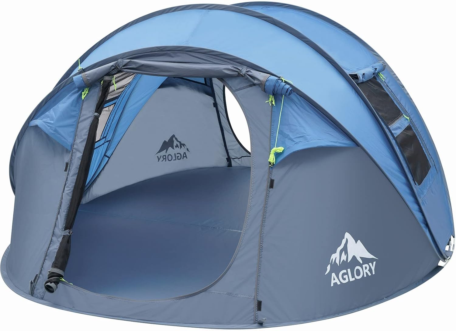 4-5 Person Easy Pop Up Tent,Automatic Setup,Waterproof, 2 Doors-Instant Family Tents for Camping, Hiking & Traveling