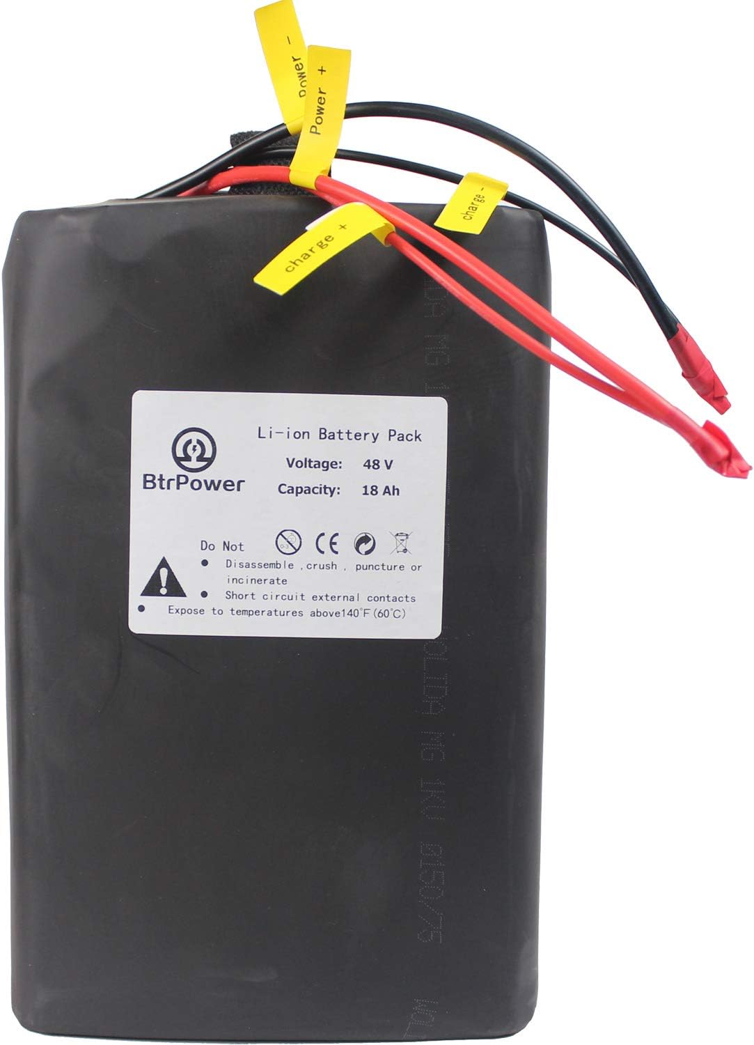 Ebike Battery 48V 10AH 18AH 20AH 30AH 50AH Lithium Ion / LiFePO4 Battery Pack with 5A Charger,50A BMS for 300W-3000W Motor