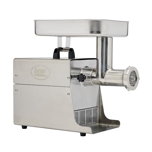 LEM Products BigBite Meat Grinder, Stainless Steel Electric Meat Grinder Machine