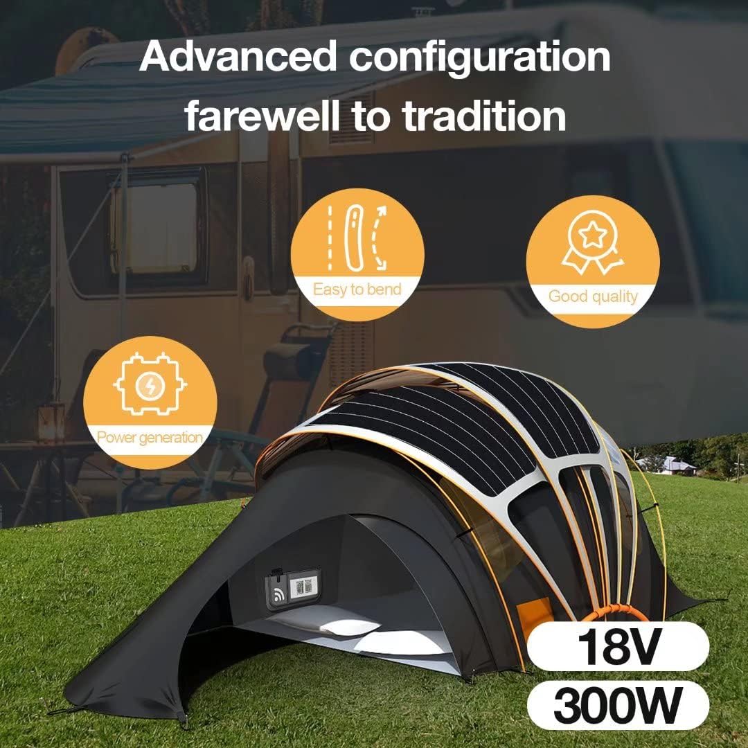 Solar Panel Kit 1200W 4X 300W Ip67 Waterproof with 40A Controller Solar Panels High-Efficiency Solar Modules Suitable for Ships, Rvs and Other Off-Grid Applications