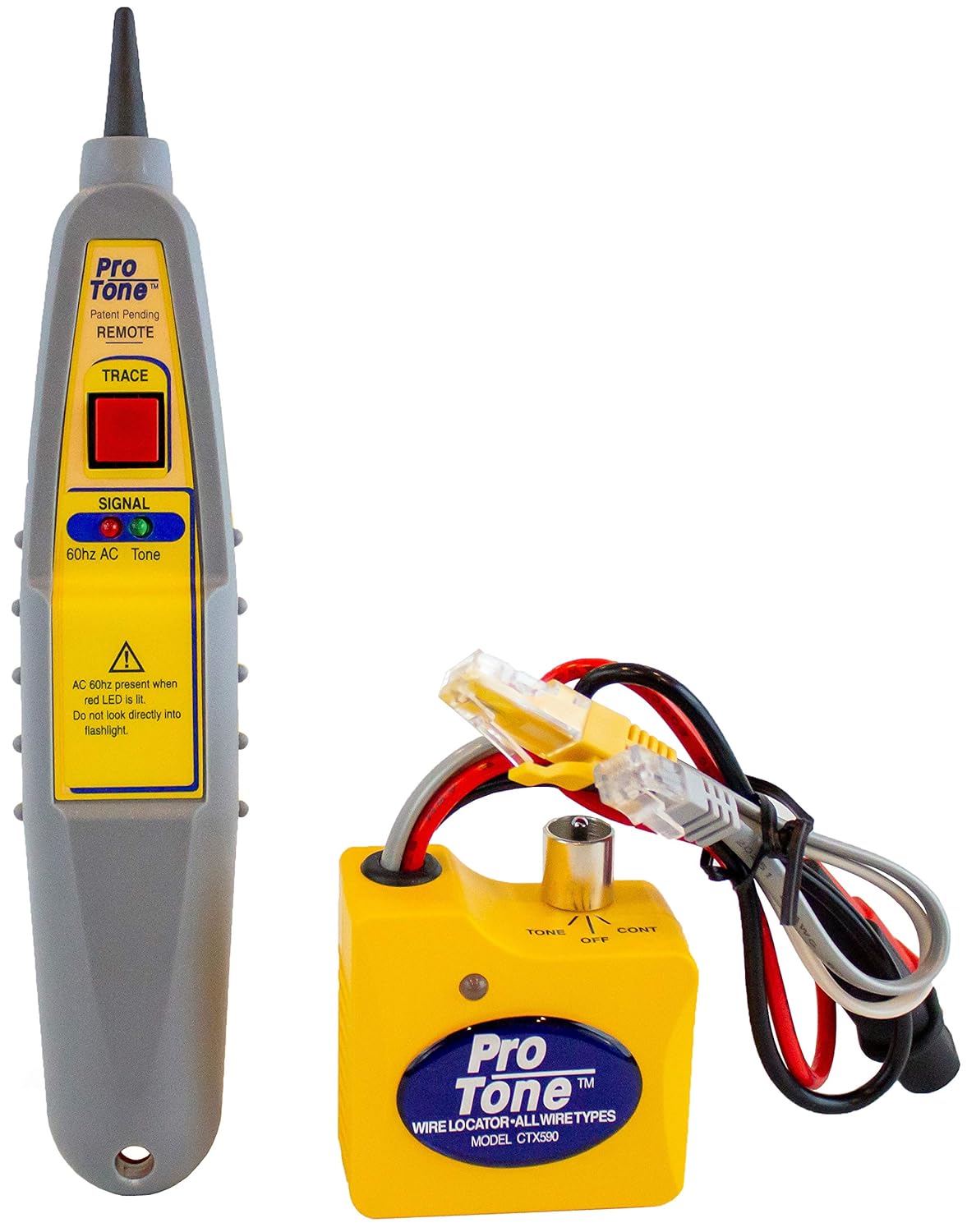 Triplett Fox & Hound Premium Tone and Probe Wire Tracing Kit Generates Multiple Tones with Adjustable Sensitivity for Electrical Wire, LAN Cable, Telephone, and More (3399)