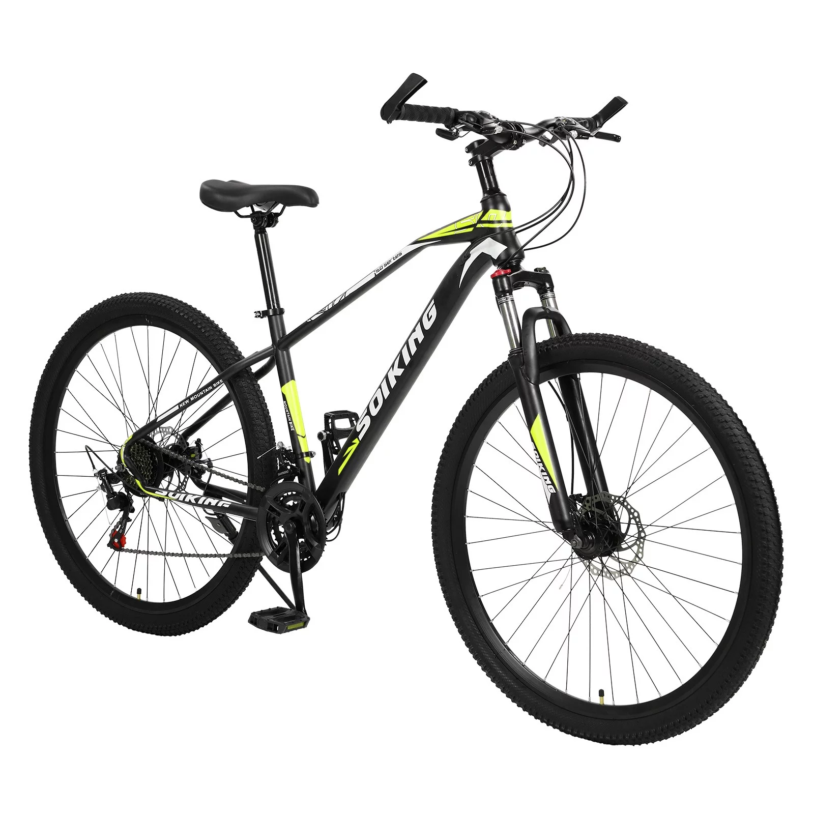 Guzom Adult Mountain Bikes- Mountain Bike 26-inch Outdoor Sports, 21-Speed , Suitable for Men and Women