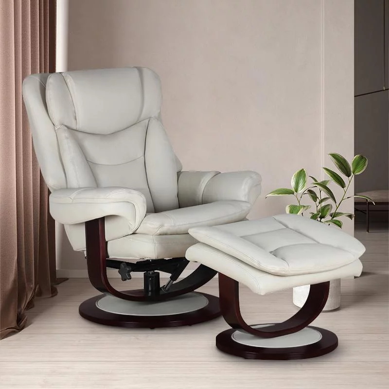 Barcalounger Roscoe Swivel Pedestal Recliner w/Ottoman