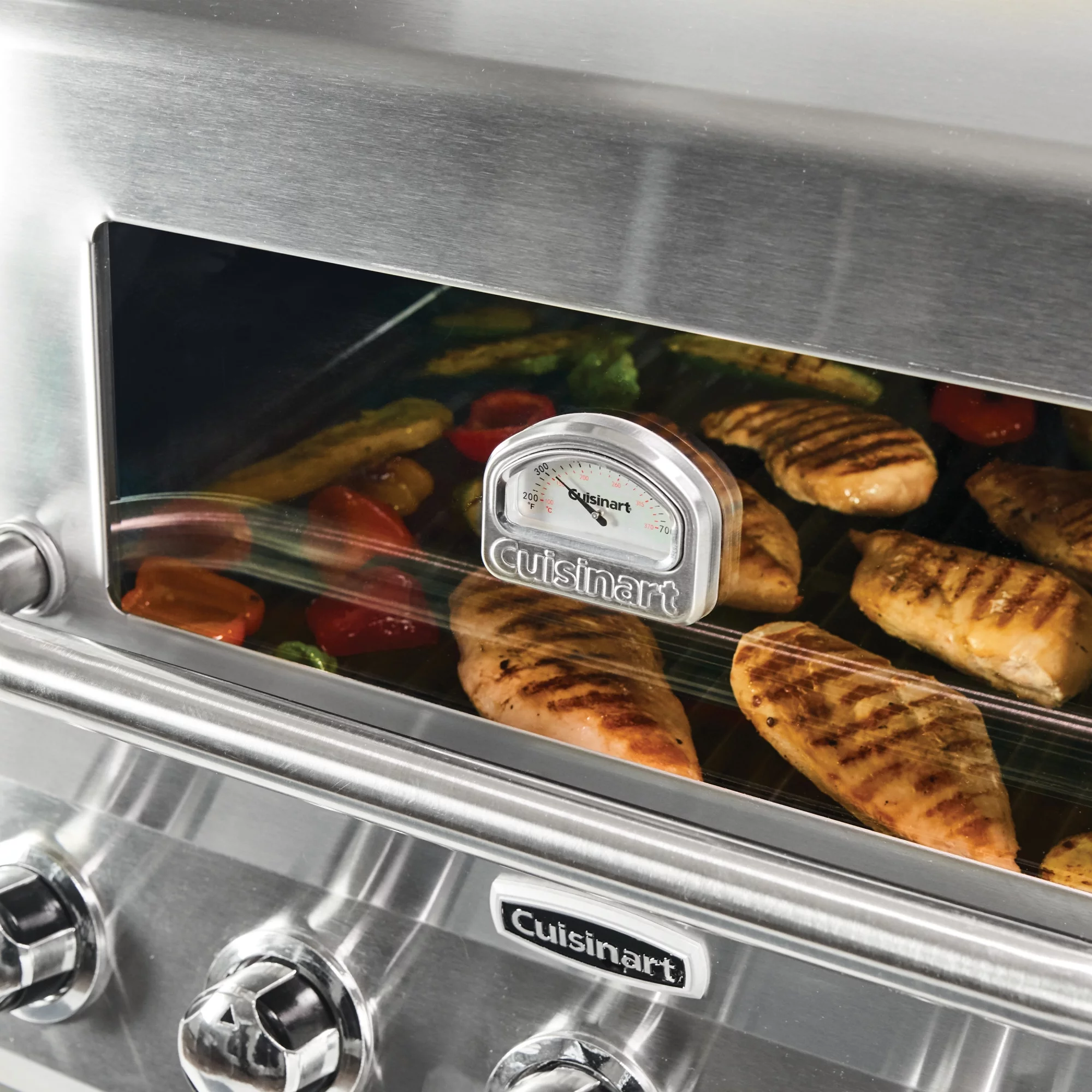 Cuisinart 3-In-1 Stainless Five-Burner Propane Gas Grill with Side Burner