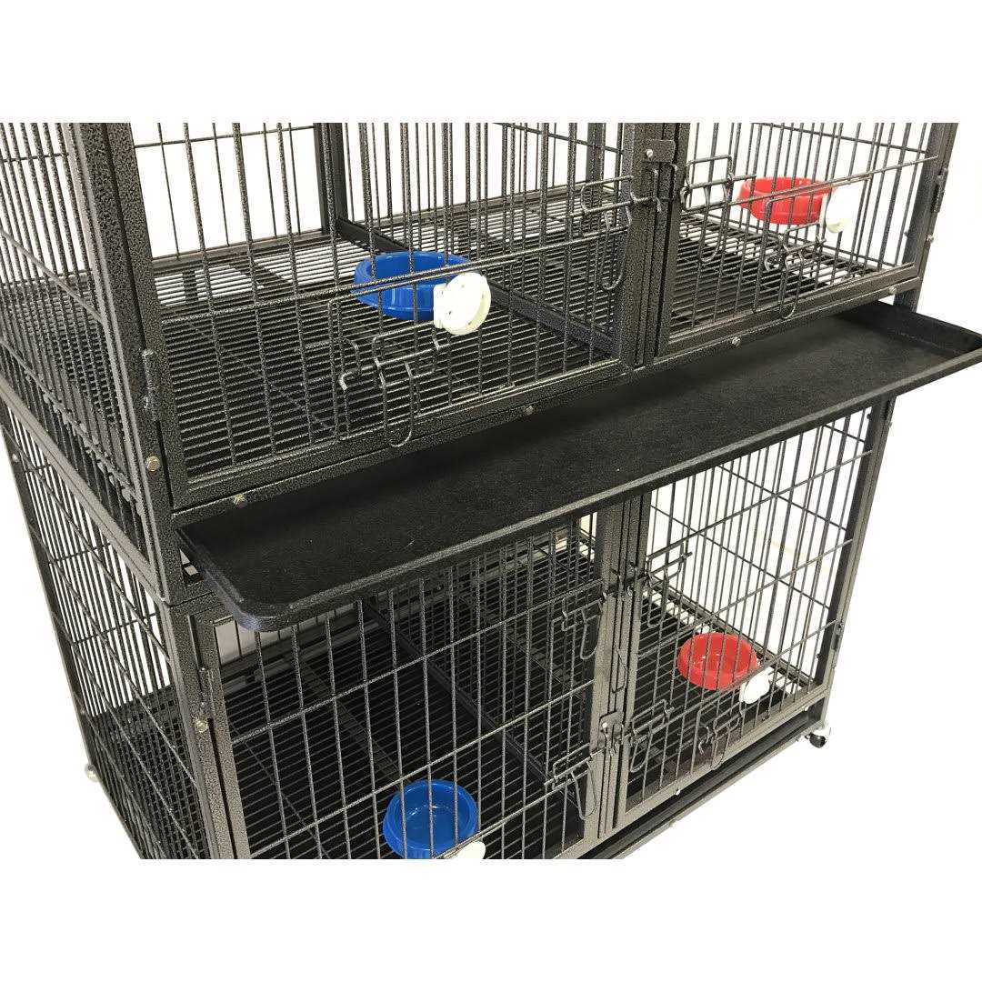 Go Pet Club 37 in. Heavy Duty Stackable Dog Crate - Pet Supplies online store