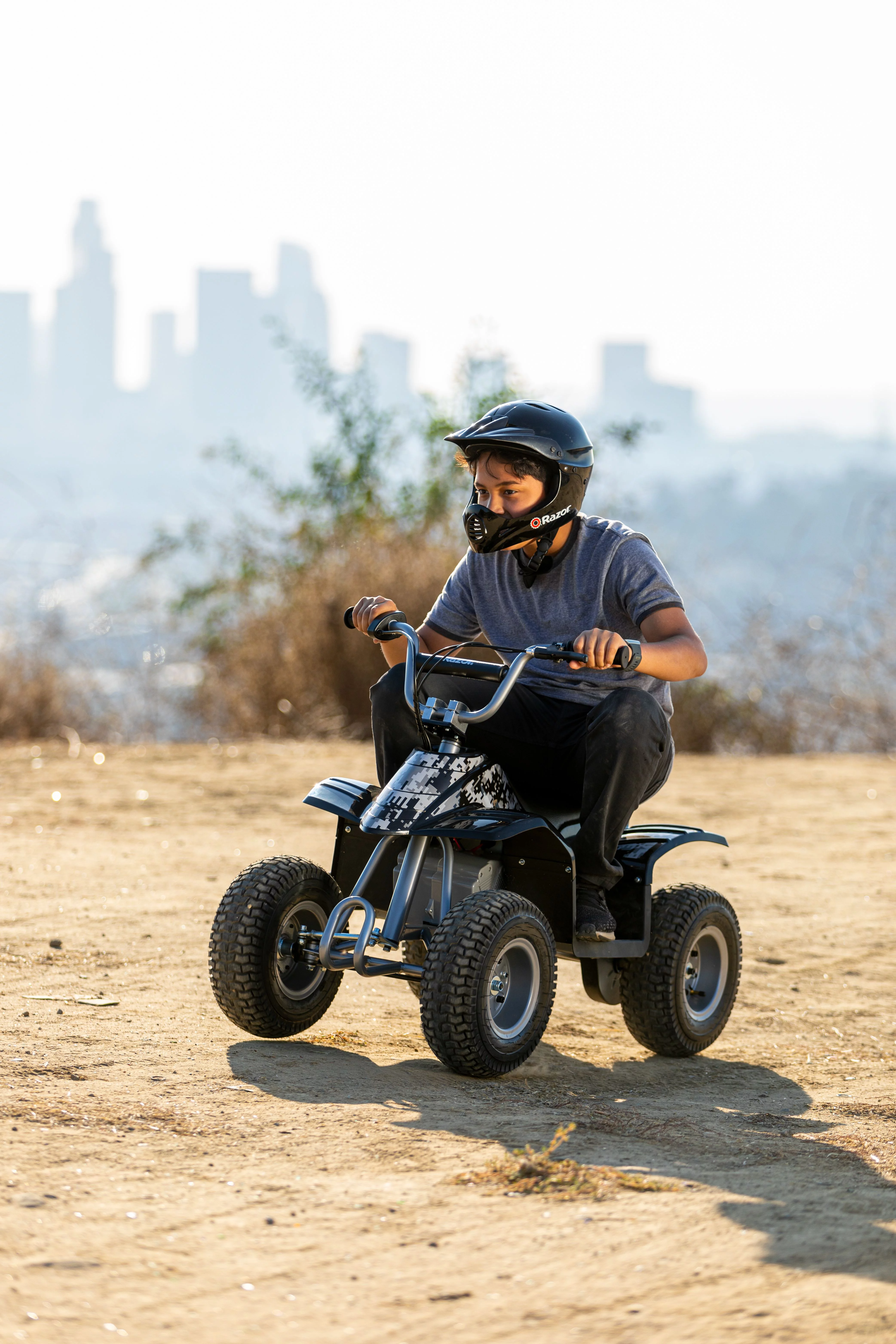 Razor Dirt Quad - 24V Powered Ride-on, 12 Knobby Tires, up to 8 mph, Electric 4-Wheeler for Kids 8+