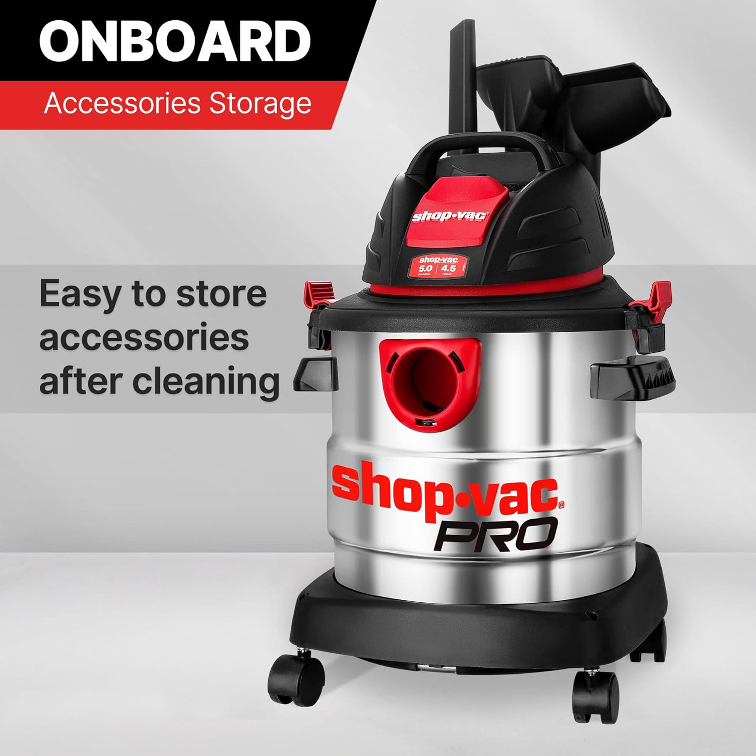 Shop-Vac 5 Gallon 4.5 Peak HP Wet/Dry Vacuum and Dust Collector