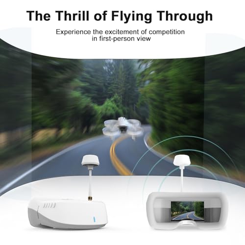 APEX VR70 FPV Drone Kit, Drone with Goggles,Brushed FPV Racing drone for Beginners,Low-Latency 5.8G Transmission, Drop-Resistant