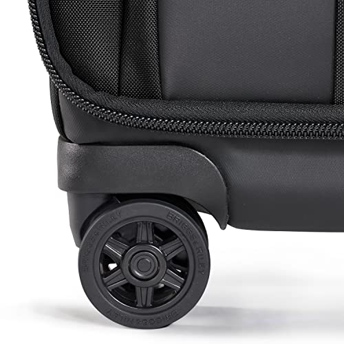 Briggs & Riley Domestic 22" Carry On Expandable Spinner - Luggage for Travel, Suitcases with Wheels, Softside Rolling Bag for Men & Women, Self-Repairing Zipper - ZDX Collection, Hunter