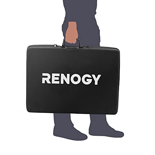 Renogy 220 watt Portable Solar Panel for Power Station, 12v Foldable Solar Panel for Camping RV of 23.5% Efficiency Mono Solar Module