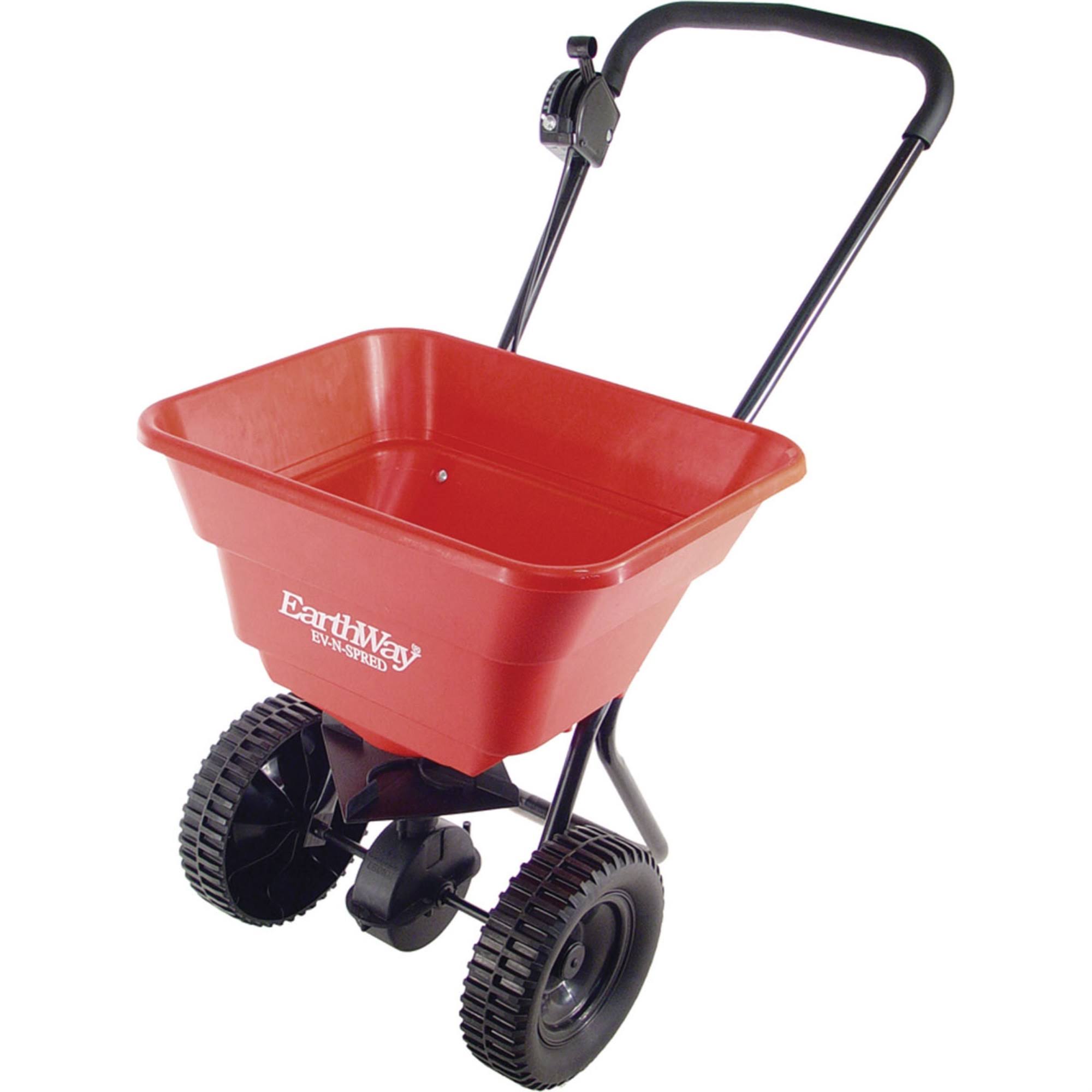 Earthway 2050SU Plus Deluxe Estate Broadcast Seed & Lawn Fertilizer Spreader, Red, 80 lb