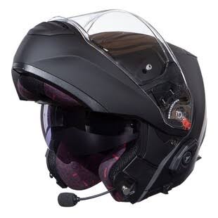 Sedici Sistema II Parlare Bluetooth Helmet - Matte Black - SM