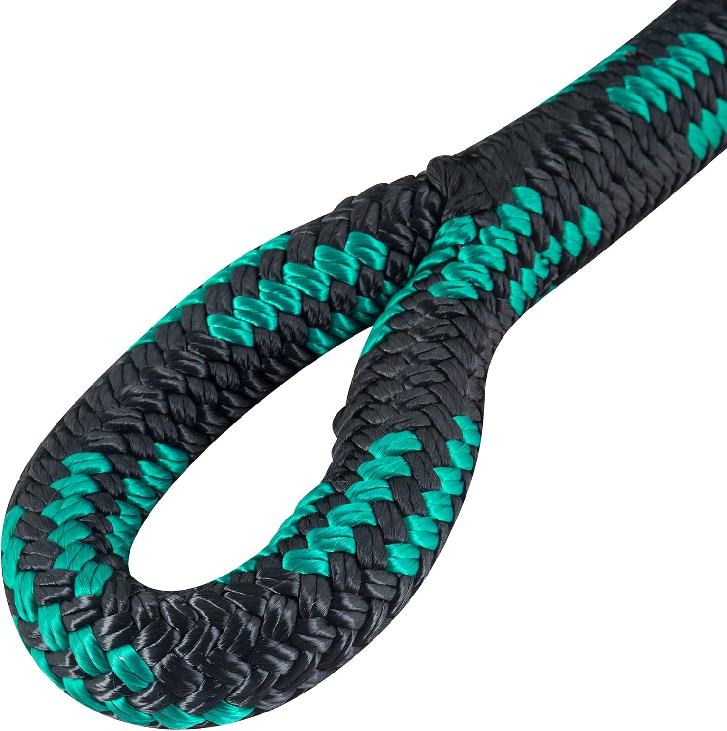 American Lifting Off-Road Kinetic Recovery Rope – Heavy Duty Tow Strap 33,200 Lbs 1 x 30’ – Great for Vehicles, Trucks, Jeep, SUVs, Offroad, ATVs, UTVs, Black and Green