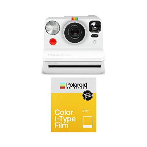 Polaroid Now Instant Camera with Lens - White