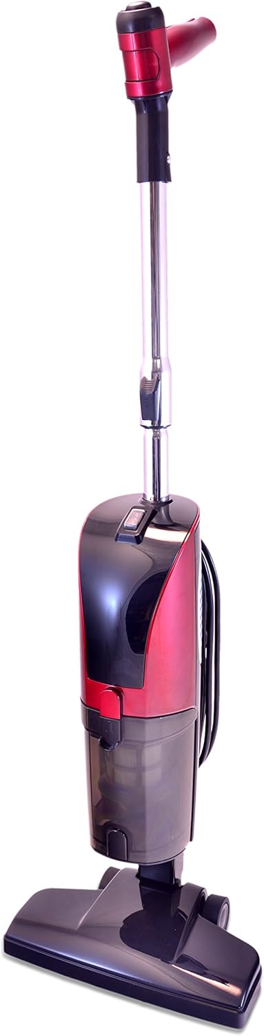 Ewbank EPV1100 4-in-1 Floor Cleaner, Scrubber, Polisher and Vacuum, Red Finish, 23-Foot Power Cord